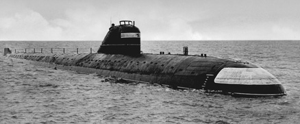 The Leninsky Komsomol nuclear-power submarine