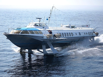 The Kometa hydrofoil vessel