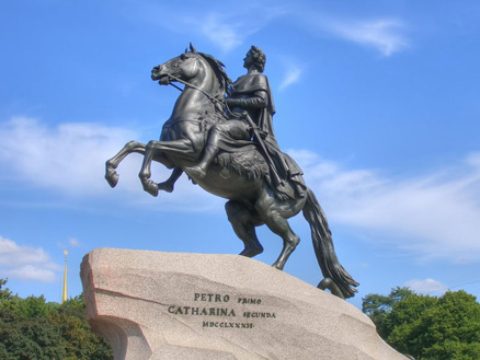 The Bronze Horseman (Peter the First monument) is one of St. Petersburg symbol renovated with participation of FSUE CRISM "Prometey"
