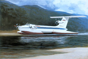 Project of the passenger airfoil boat