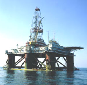 The Shelf floating semi-submersible drilling rig