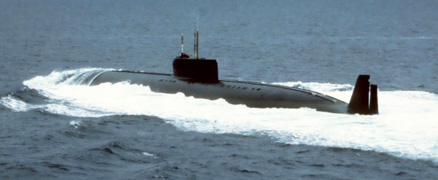 The first in the world one-piece titanium nuclear-power submarine, Project 661